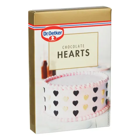 Chokladhjärtan till bakning, Dr. Oetker