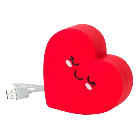 Powerbank formad som ett hjärta