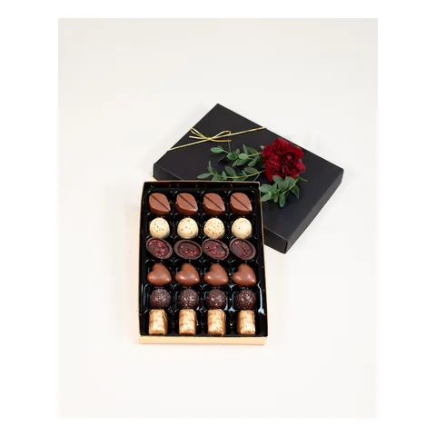 Pralinasken Lyxiga chokladstunder, Interflora