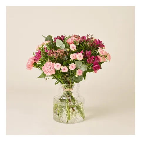 Buketten Rosa maräng, Interflora