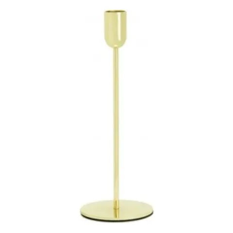 Ljusstake i guld, 22 cm