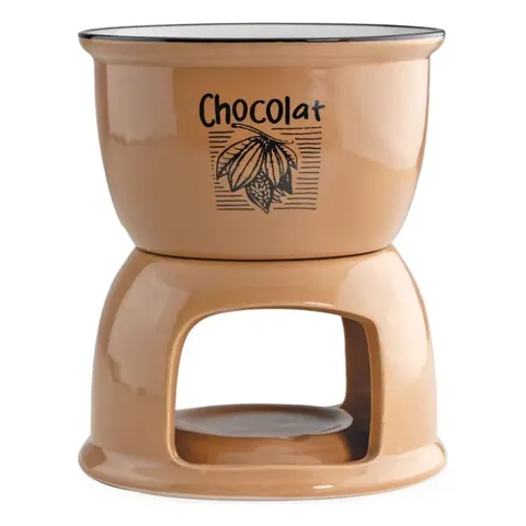 Fondueset i porslin, Pralinhuset