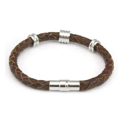 Flätat läderarmband Tony, Slipskungen