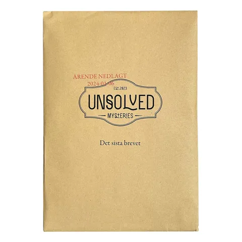 Mordgåta Det sista brevet, Unsolved Mysteries
