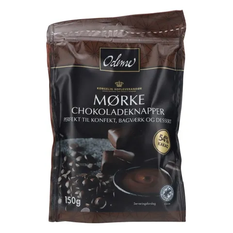 Mörka chokladknappar, Odense