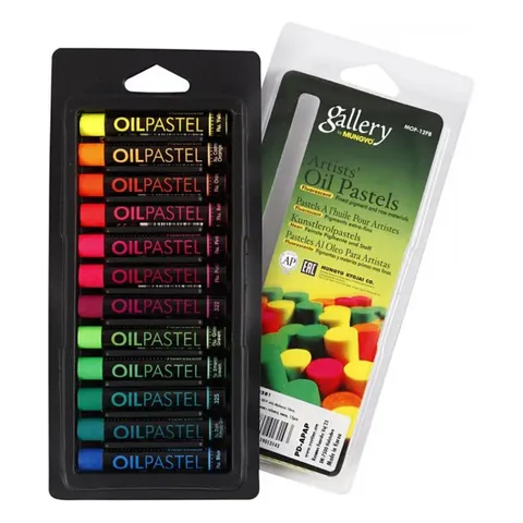 Oljepastellkritor, 12-pack