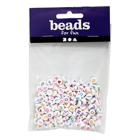Bokstavspärlor, 200-pack