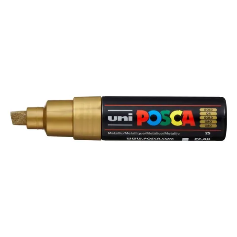 Posca-penna i guld, 8 mm