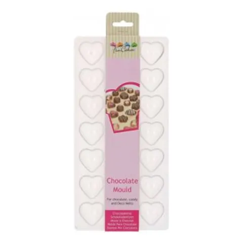 Chokladform med hjärtan, FunCakes