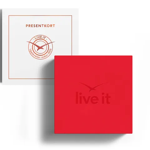 Presentkort på upplevelser, Live it