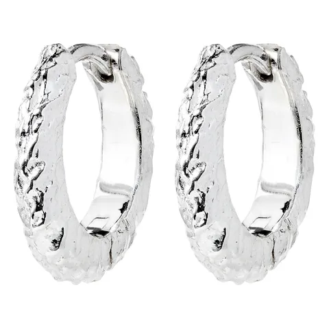 Örhängen xDEA Etch i sterlingsilver, Pilgrim