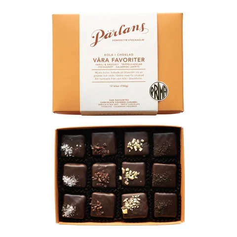 Kola i choklad Våra favoriter, Pärlans