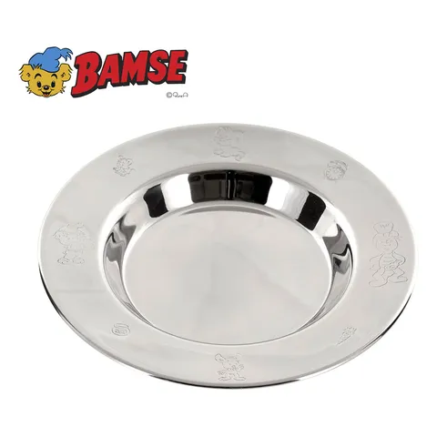 Barntallrik Bamse med namn