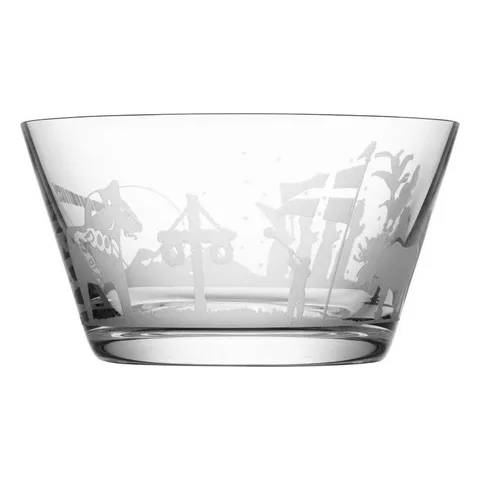 Glasskål Sweden Symbols, Orrefors