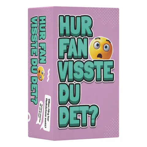 Frågespelet Hur fan visste du det?