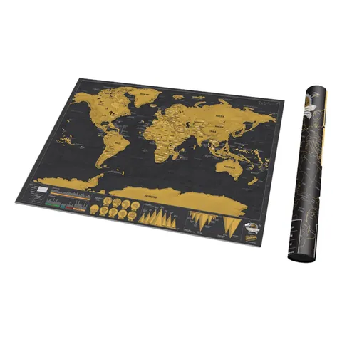 Skrapkarta för resor, Scratch Map Deluxe