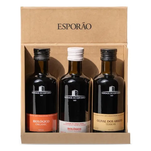 Presentbox med olivolja och vinäger, Esporão
