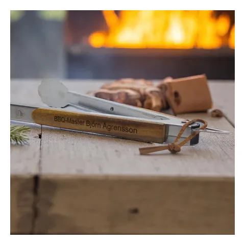 Grillset med gravyr, Orrefors Outdoor