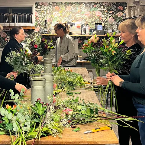 Blomsterkurs för två i Stockholm