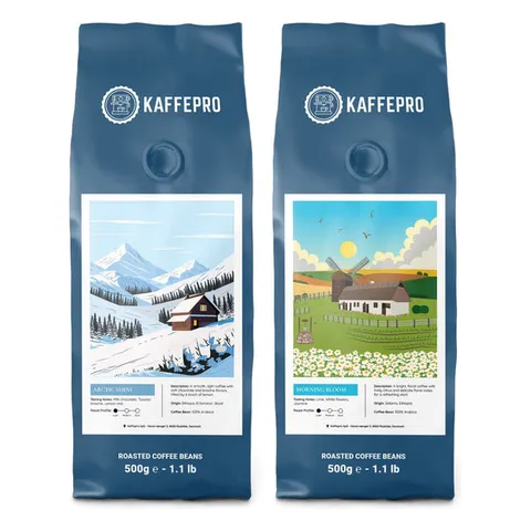 Kaffebönor i smakpaket, Kaffepro