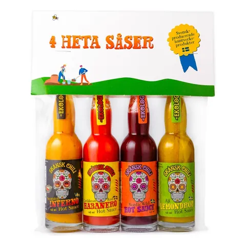 Fyra heta såser i presentask, Skånsk Chili