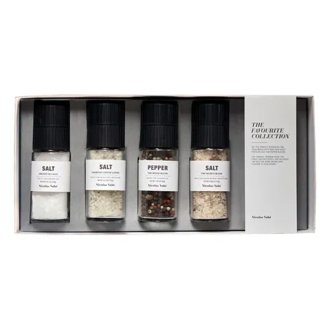 Fyra salt- och pepparblandningar, Nicolas Vahé