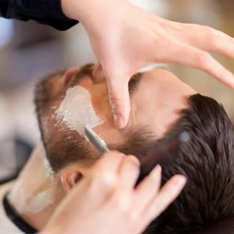 Besök hos en barberare