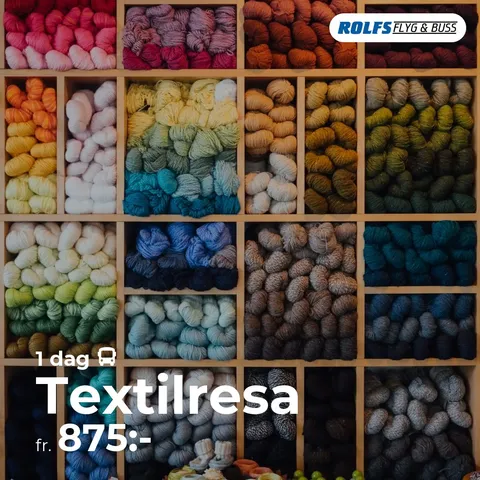 Textilresa med Rolfs