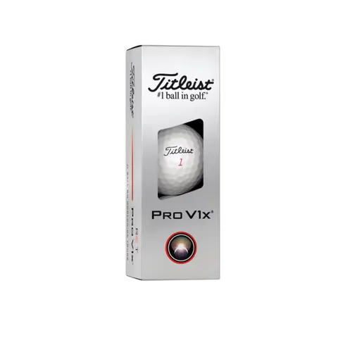 Tre golfbollar Pro V1x, Titleist