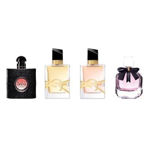 Doftset med fyra miniatyrer, Yves Saint Laurent