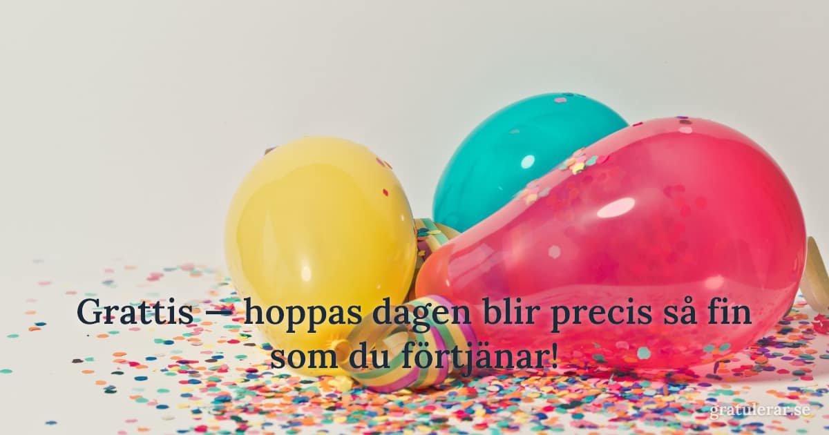 Färgglada ballonger och konfetti mot ljus bakgrund — festlig gratulation